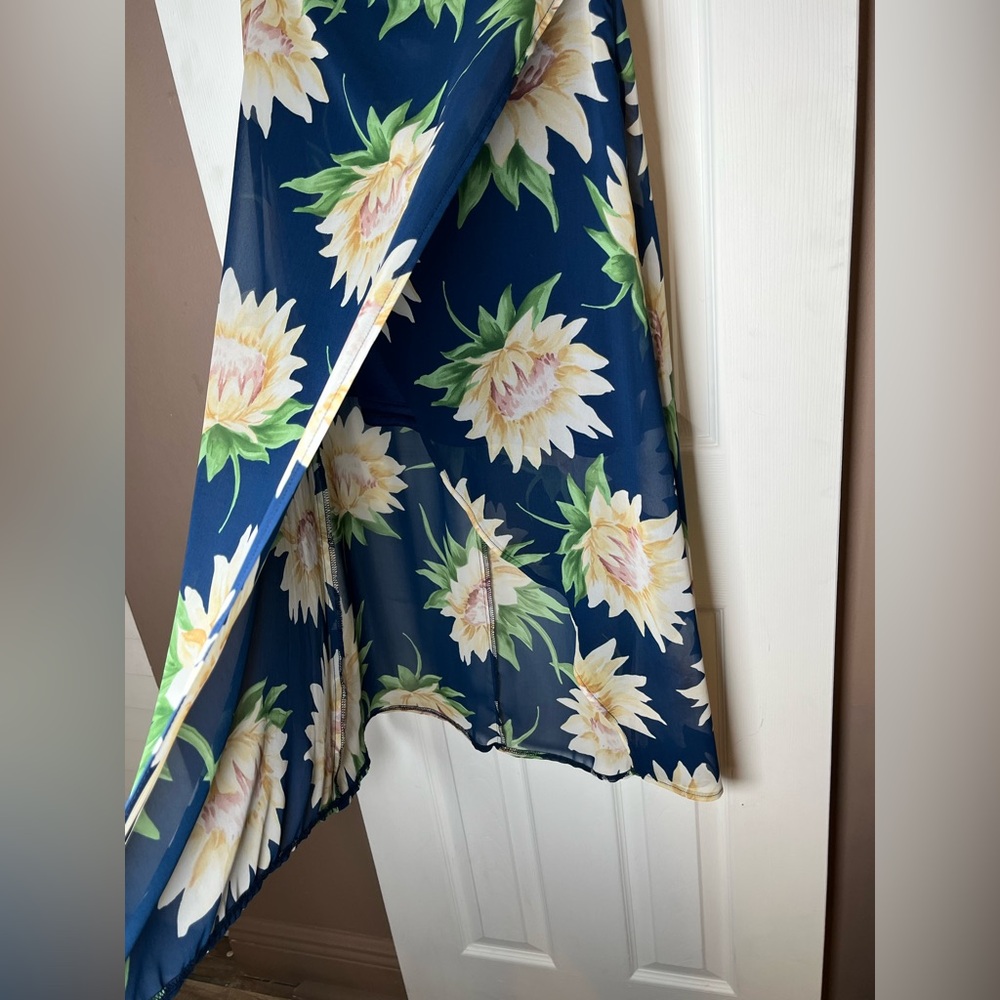 Show Me Your Mumu Sunflower Two-Piece Set: Tie Front Top & Maxi Skirt - Medium - Picture 11 of 17